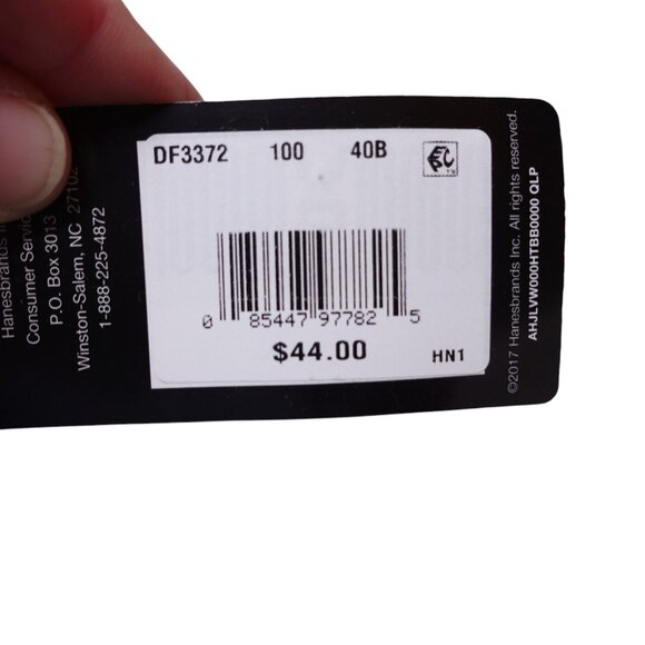 NWT Bali Double Support Lace Full Figure Wireless Bra Sz 40B White Satiny Floral - Picture 5 of 5